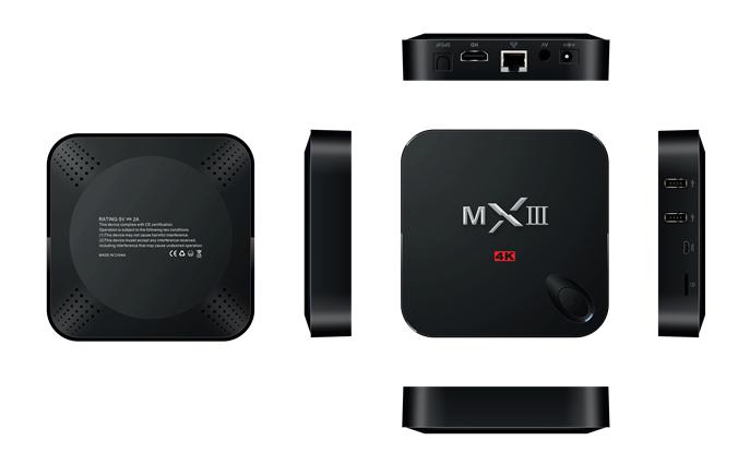 MXIII 4K Android TV Box