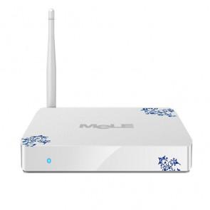 MeLE M6 Blue and White Porcelain Android TV Box 1GB Dual Core 3D Blu-ray